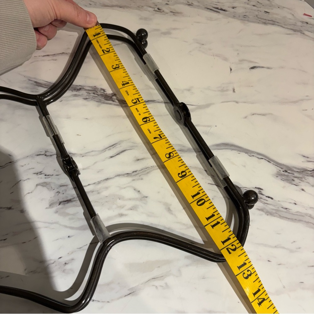 Princess House 3 Tier Christmas Tree Serving Tray white star embossed plates - Picture 10 of 15